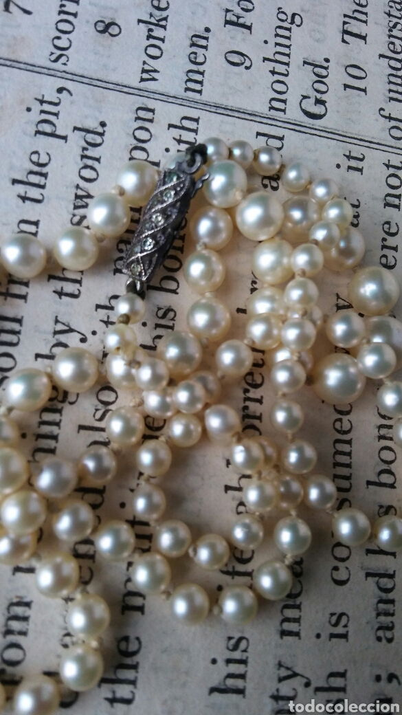 Joyeria: Collar de perlas de cultivo y plata - Foto 5