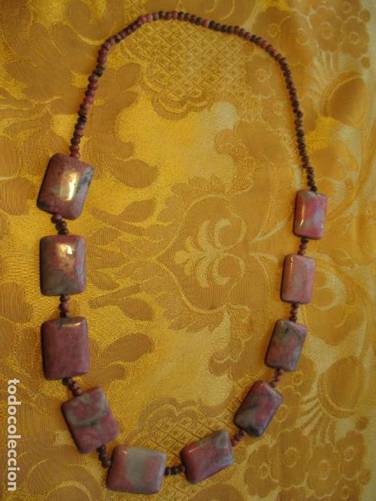 Joyeria: Collar de perlas y cuentas de mineral - Foto 15