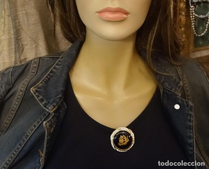 Joyeria: LIMOGES CASTEL BROCHE CON ZAFIROS - Foto 2