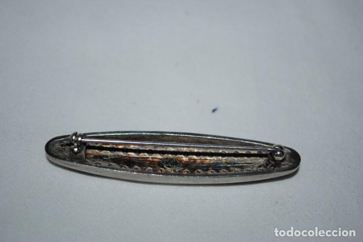 Joyeria: ANTIGUO BROCHE PLATEADO , - Foto 3