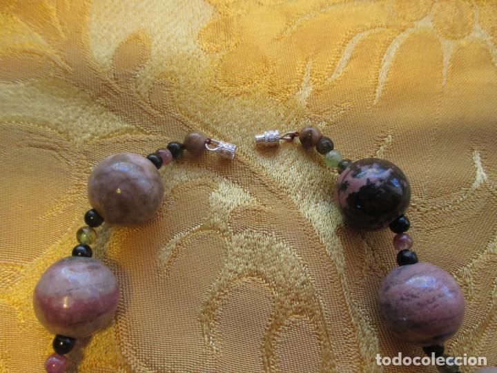 Joyeria: Collar de bolas de mineral jaspeado - Foto 20