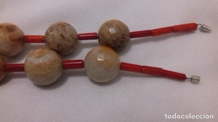 Joyeria: Collar de jaspe y coral rojo - Foto 4