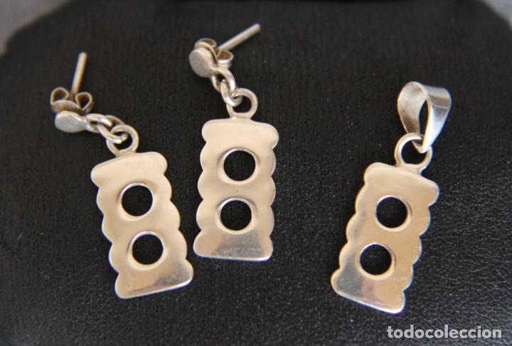 Joyeria: Conjunto Colgante y pendientes de plata - Foto 1