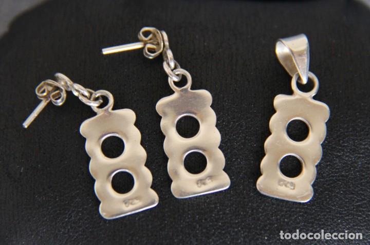 Joyeria: Conjunto Colgante y pendientes de plata - Foto 2