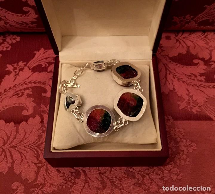 Joyeria: PULSERA CON CUARZOS SOLARES Y PERLAS BARROCAS - 39 GRAMOS. - Foto 3