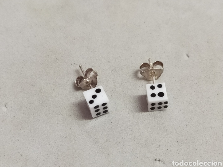 Joyeria: PENDIENTES DE PLATA Y DADOS - Foto 1