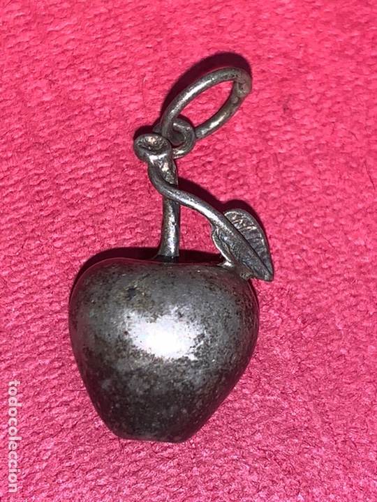 Joyeria: Colgante en plata en forma de manzana. - Foto 2
