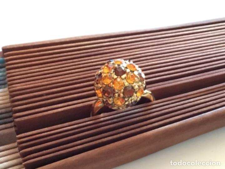 Joyeria: ANILLO DE CRISTAL VINTAGE. ABIERTO - Foto 2