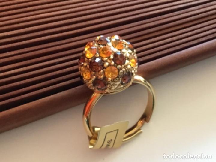 Joyeria: ANILLO DE CRISTAL VINTAGE. ABIERTO - Foto 3