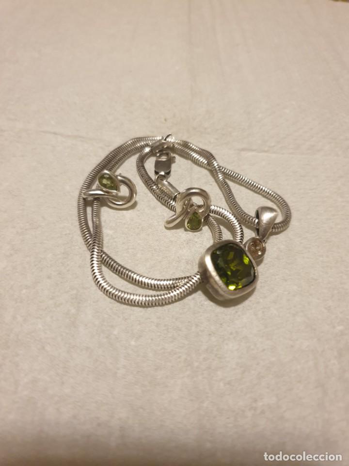 Joyeria: Conjunto cadena colgante y pendientes - Foto 3