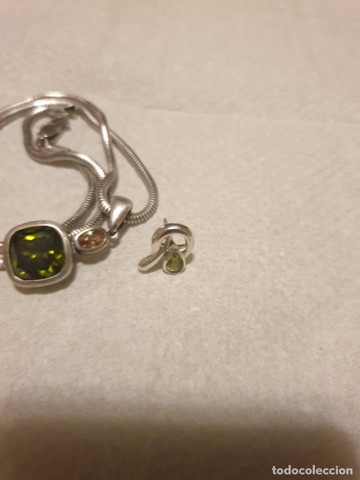 Joyeria: Conjunto cadena colgante y pendientes - Foto 4