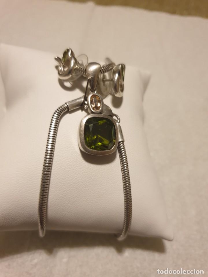 Joyeria: Conjunto cadena colgante y pendientes - Foto 6