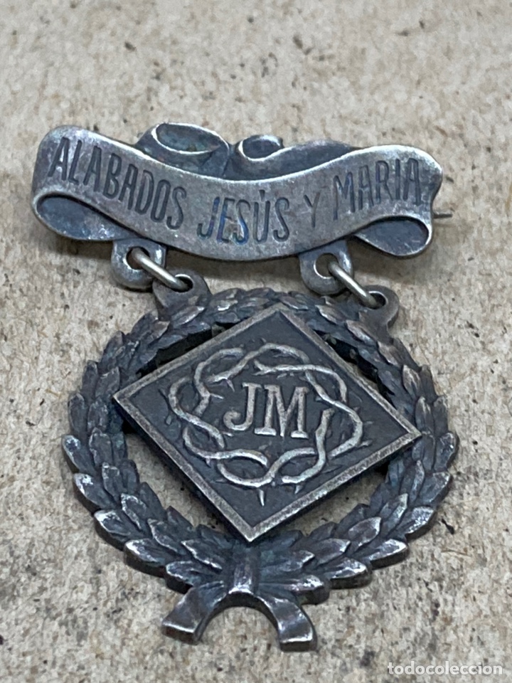 Joyeria: Broche de plata religioso - Foto 1