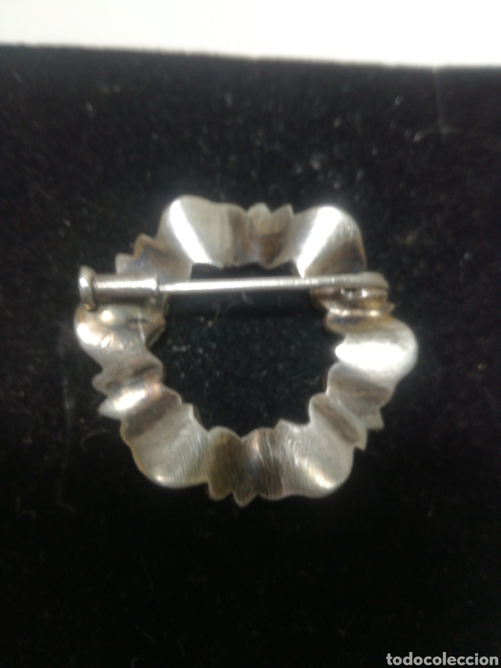 Joyeria: Broche antiguo de plata , oro y coral - Foto 3