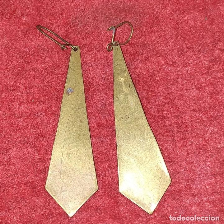 Joyeria: PENDIENTES. BRONCE. TURQUIA(?). CIRCA 1930 - Foto 2