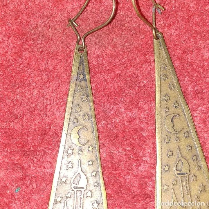 Joyeria: PENDIENTES. BRONCE. TURQUIA(?). CIRCA 1930 - Foto 3