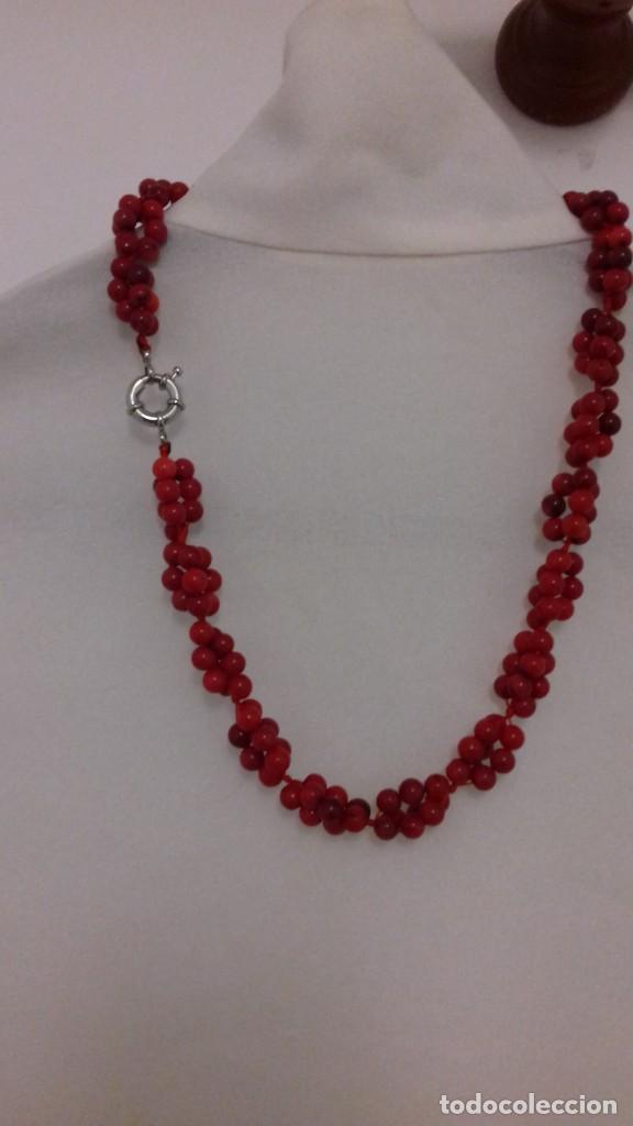 Joyeria: Collar vintage de coral rojo - Foto 2