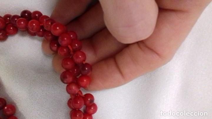 Joyeria: Collar vintage de coral rojo - Foto 12