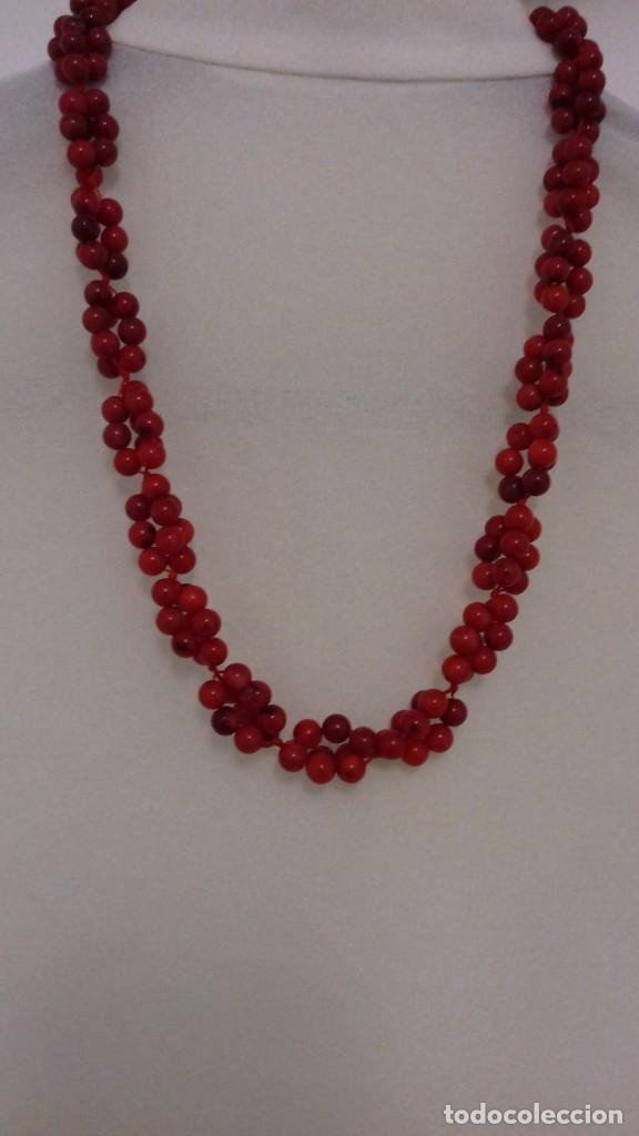 Joyeria: Collar vintage de coral rojo - Foto 13