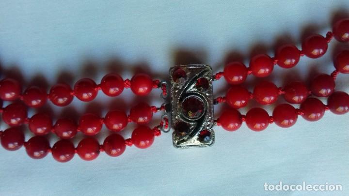 Joyeria: Collar de cuentas de coral rojo - Foto 6