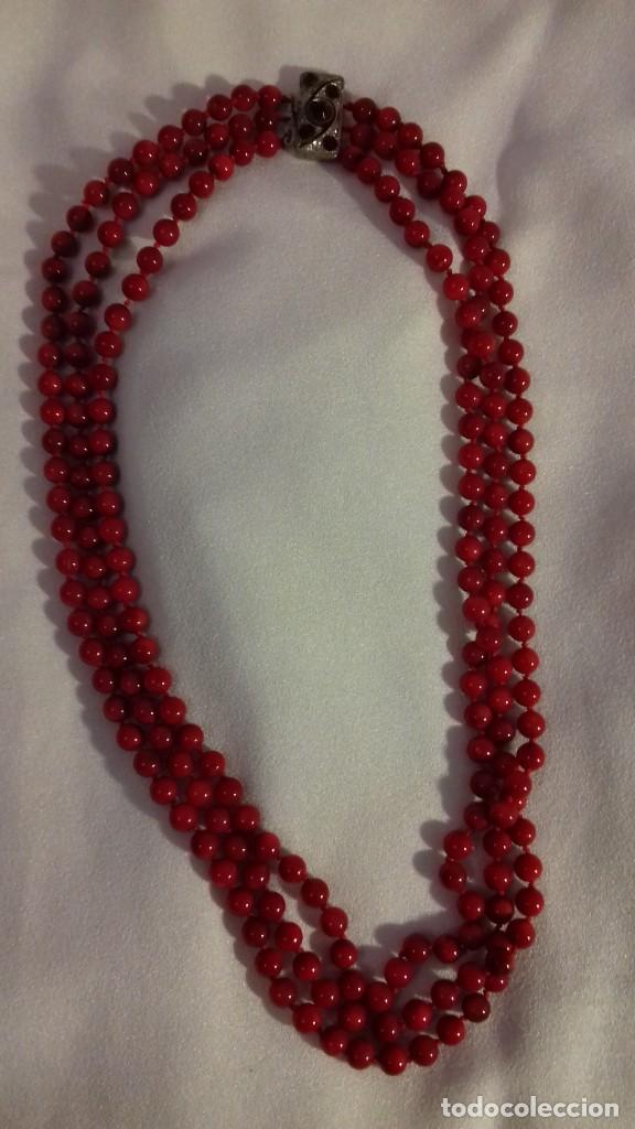 Joyeria: Collar de cuentas de coral rojo - Foto 9