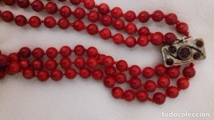 Joyeria: Collar de cuentas de coral rojo - Foto 11
