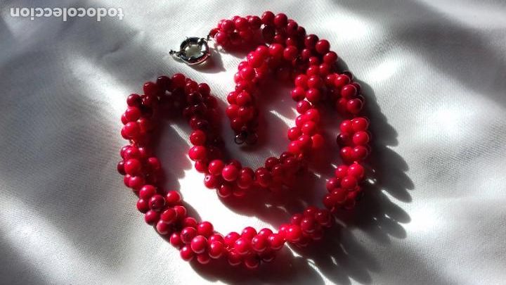 Joyeria: Collar vintage de coral rojo - Foto 8