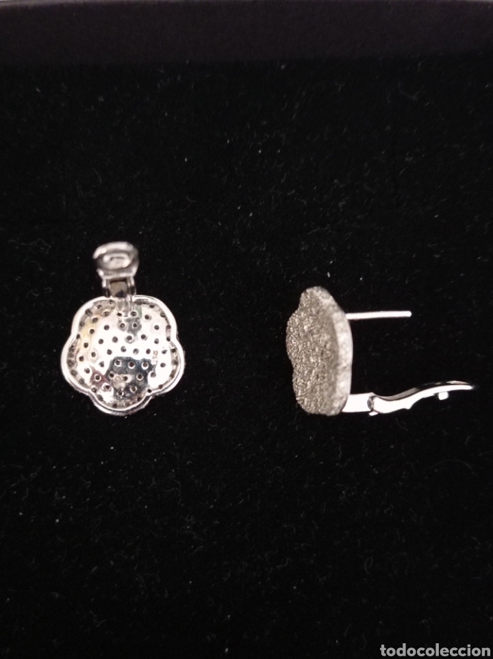 Joyeria: Pendientes de oro blanco y diamantes - Foto 2