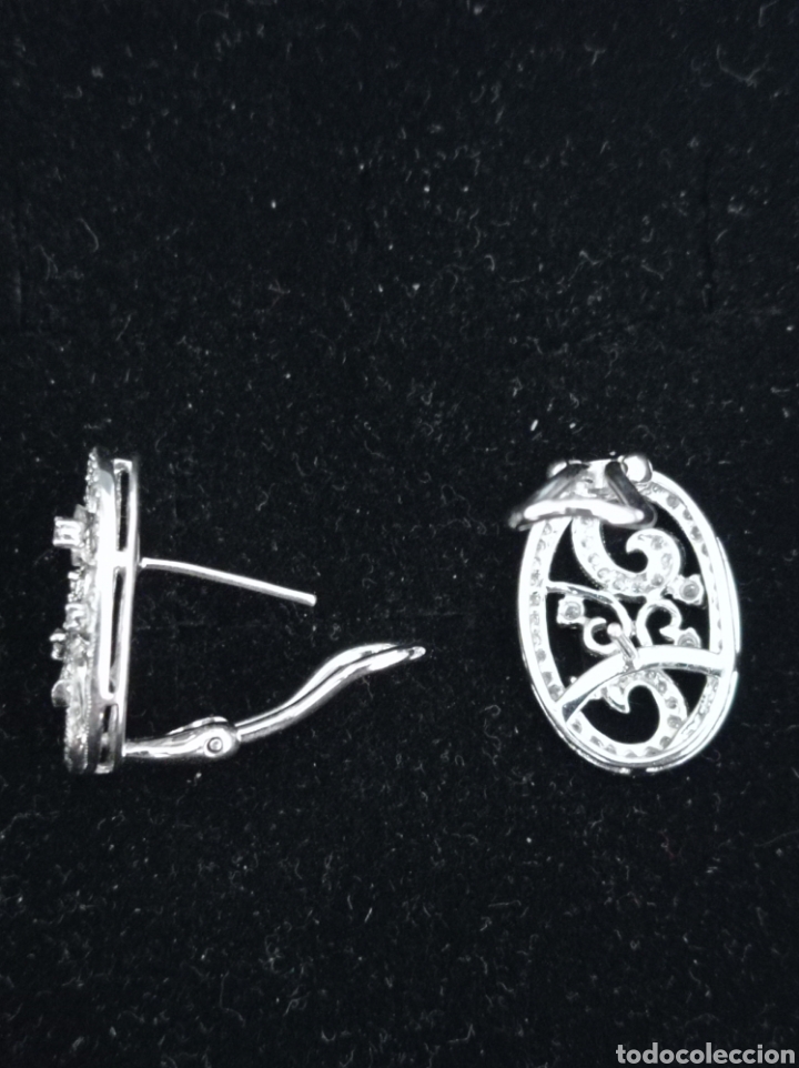 Joyeria: Pendientes de oro blanco y diamantes - Foto 2