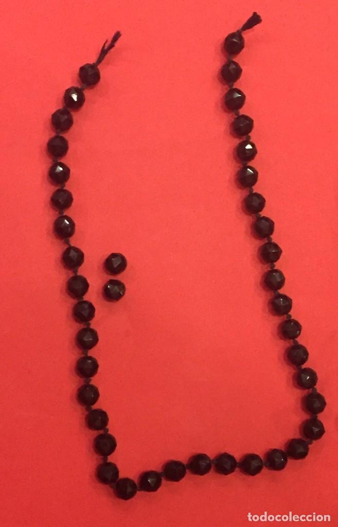 Joyeria: COLLAR DE PIEDRAS NEGRO SIN BROCHE - Foto 2