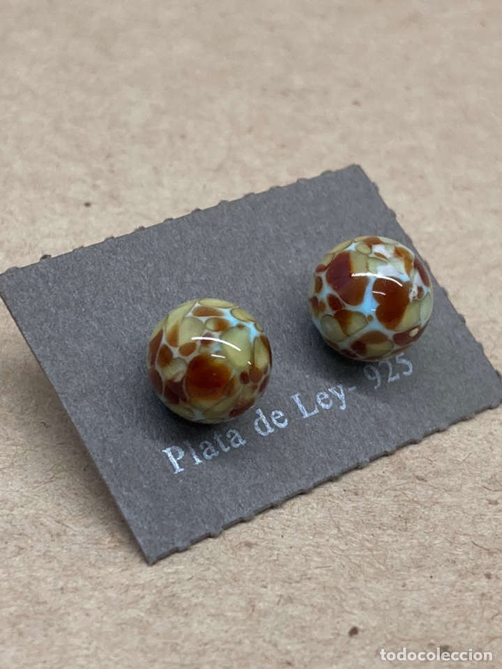 Joyeria: Pendientes de plata y cristal de murano /P104 - Foto 1