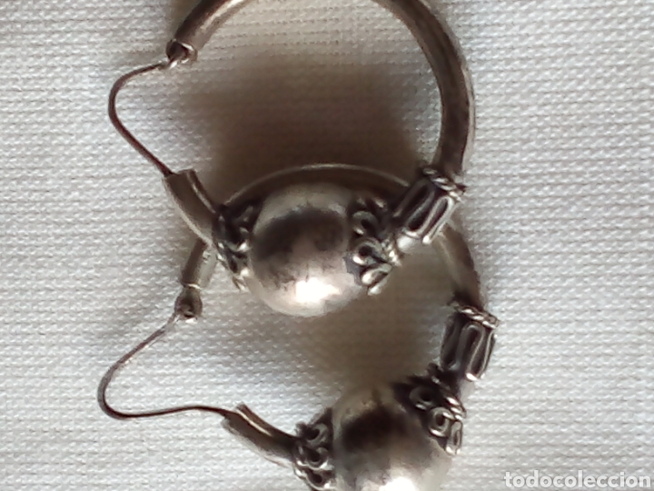 Joyeria: Pendientes de plata labrada - Foto 1