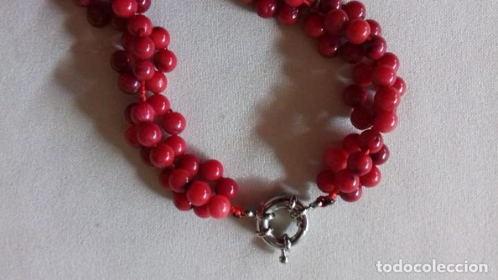 Joyeria: Collar vintage de coral rojo - Foto 16