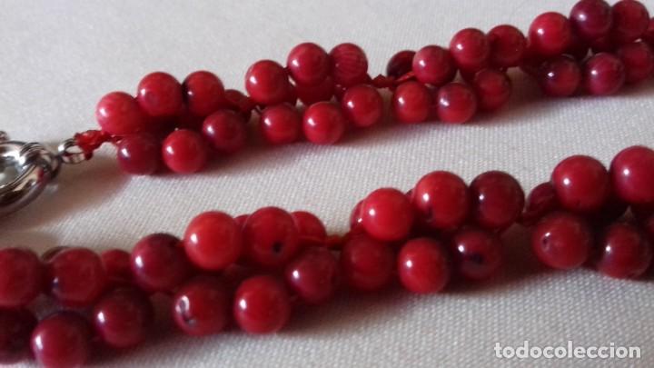 Joyeria: Collar vintage de coral rojo - Foto 7