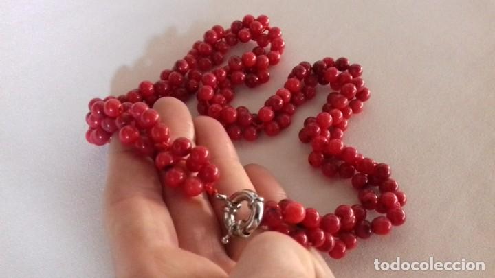 Joyeria: Collar vintage de coral rojo - Foto 5
