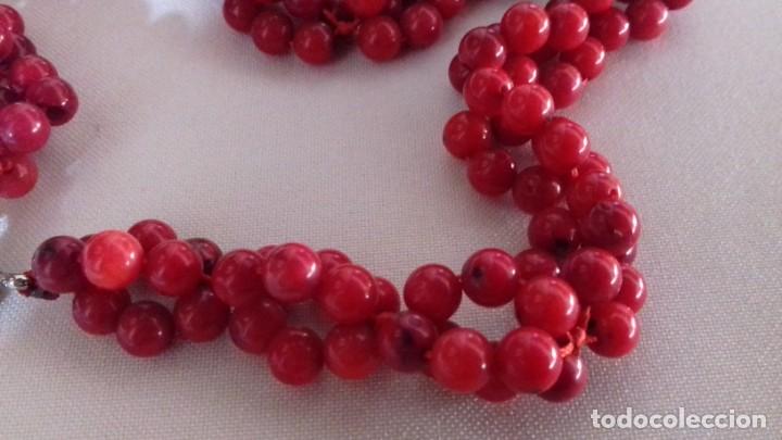 Joyeria: Collar vintage de coral rojo - Foto 6