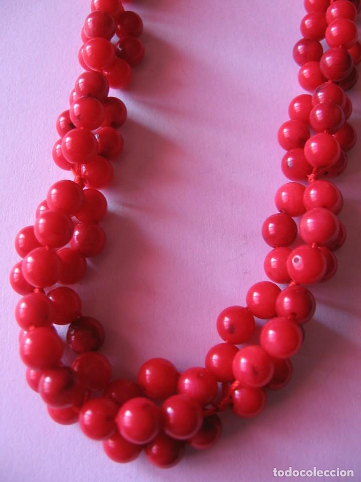 Joyeria: Collar vintage de coral rojo - Foto 1