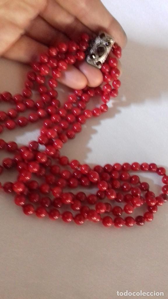 Joyeria: Collar de cuentas de coral rojo - Foto 13