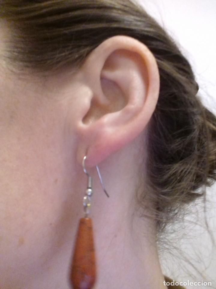 Joyeria: Pendientes vintage de plata y coral - Foto 10