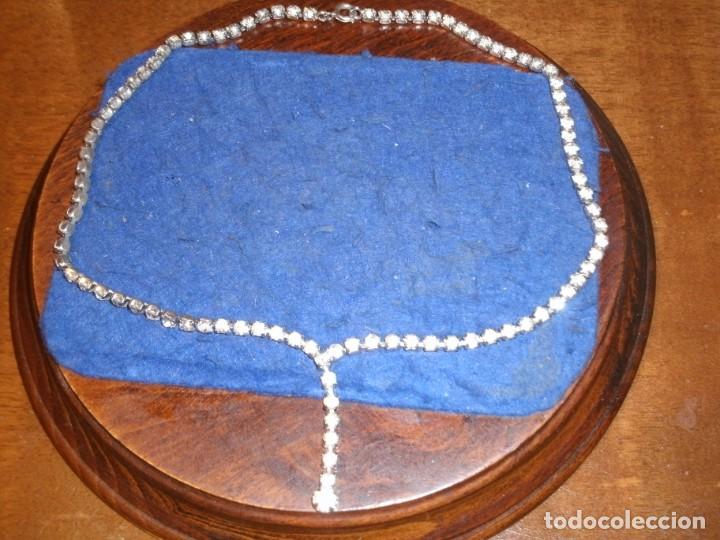 Joyeria: COLLAR,GARGANTILLA CON CIRCINITAS O BRILLANTITOS.VINTAGE. - Foto 2