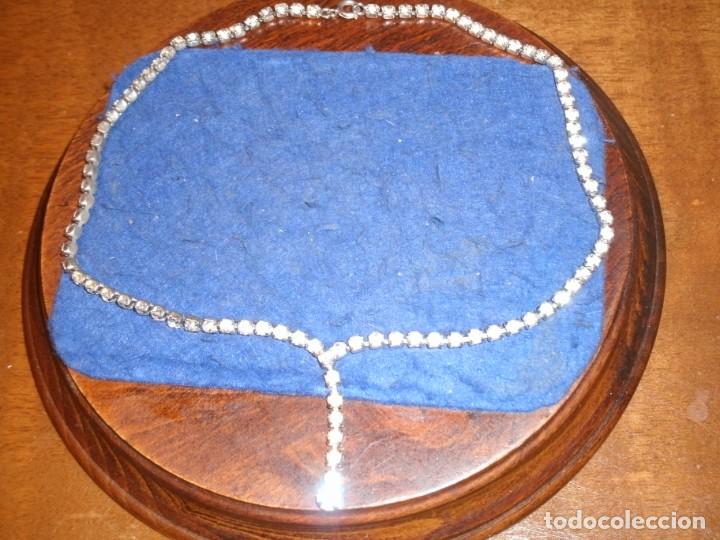 Joyeria: COLLAR,GARGANTILLA CON CIRCINITAS O BRILLANTITOS.VINTAGE. - Foto 3