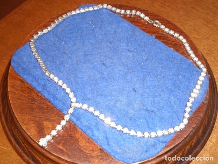 Joyeria: COLLAR,GARGANTILLA CON CIRCINITAS O BRILLANTITOS.VINTAGE. - Foto 5