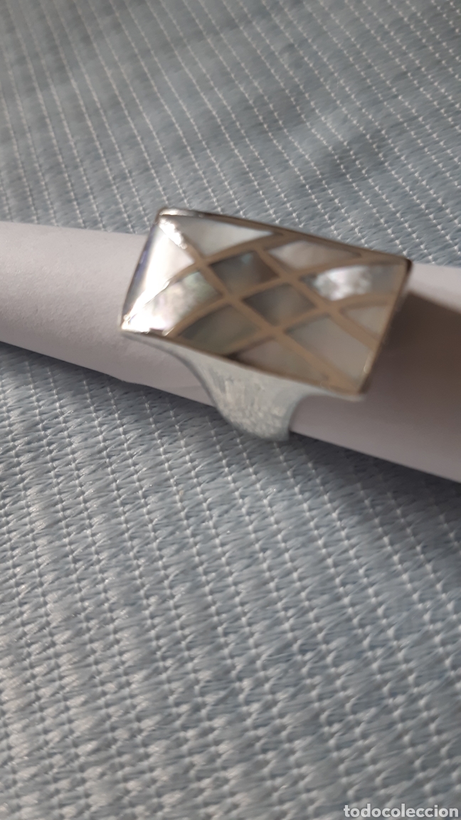 Joyeria: ANILLO DE PLATA Y ESMALTE - Foto 3
