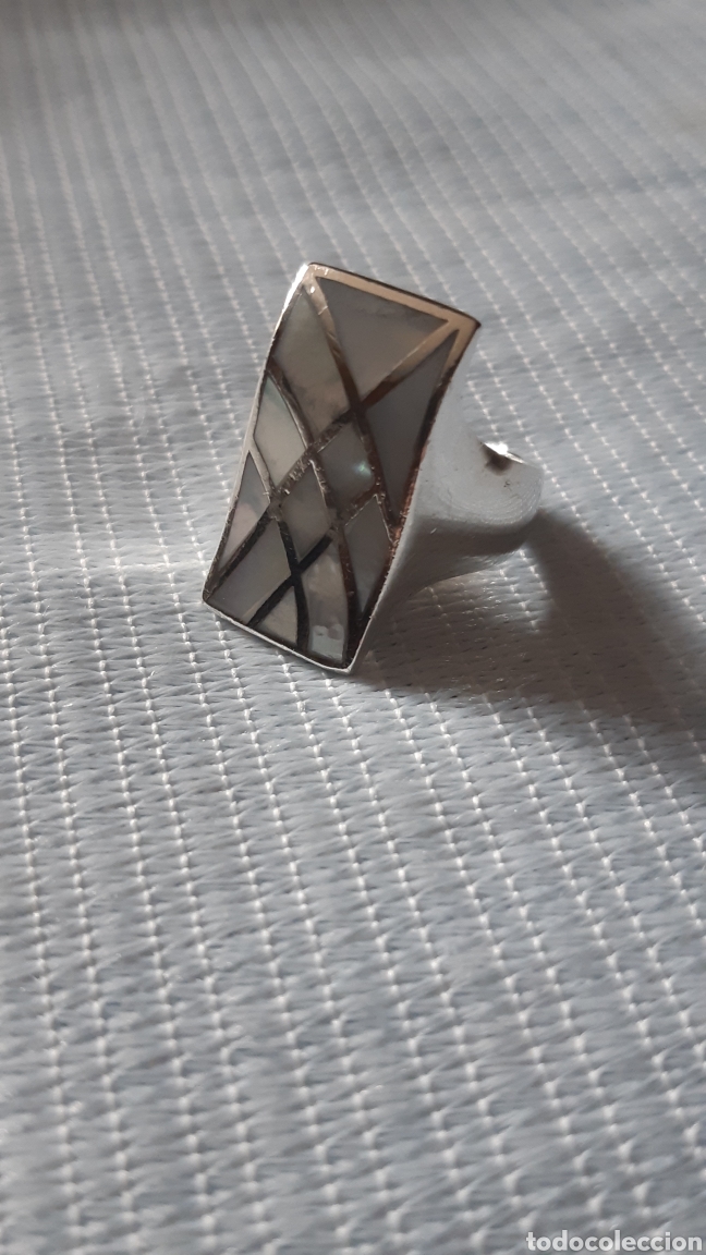 Joyeria: ANILLO DE PLATA Y ESMALTE - Foto 1