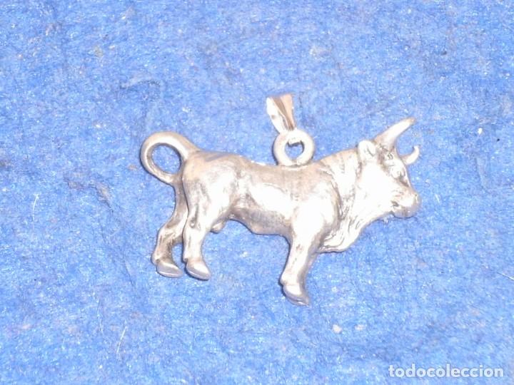 Joyeria: COLGANTE TORO DE PLATA 925,MACIZO. - Foto 3