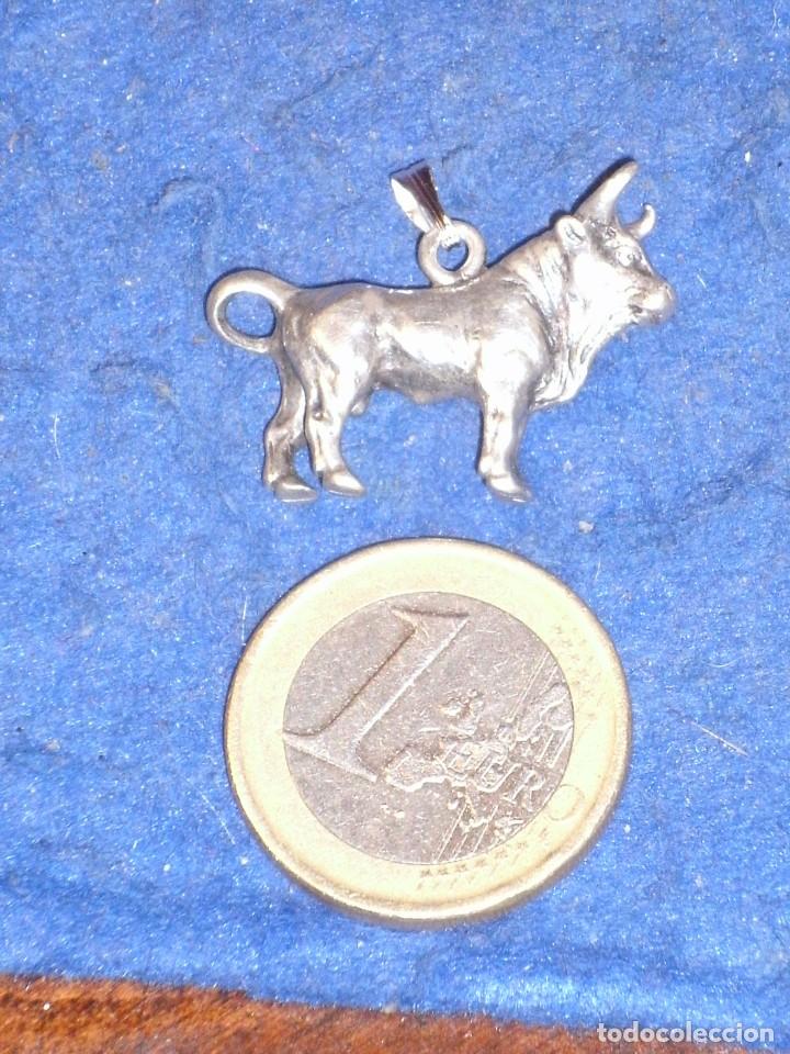 Joyeria: COLGANTE TORO DE PLATA 925,MACIZO. - Foto 4