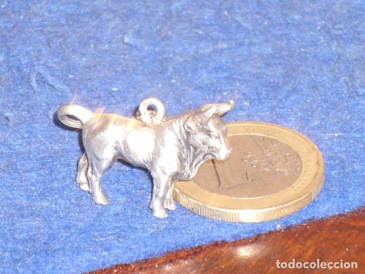 Joyeria: COLGANTE TORO DE PLATA 925,MACIZO. - Foto 6