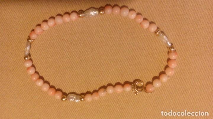 Joyeria: Pulsera vintage de perlas y coral - Foto 5