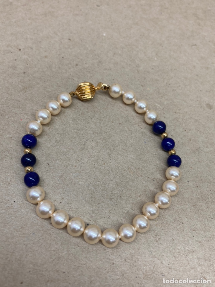 Joyeria: Pulsera de perlas Majorica cierre ba&ntilde;ado oro - Foto 1