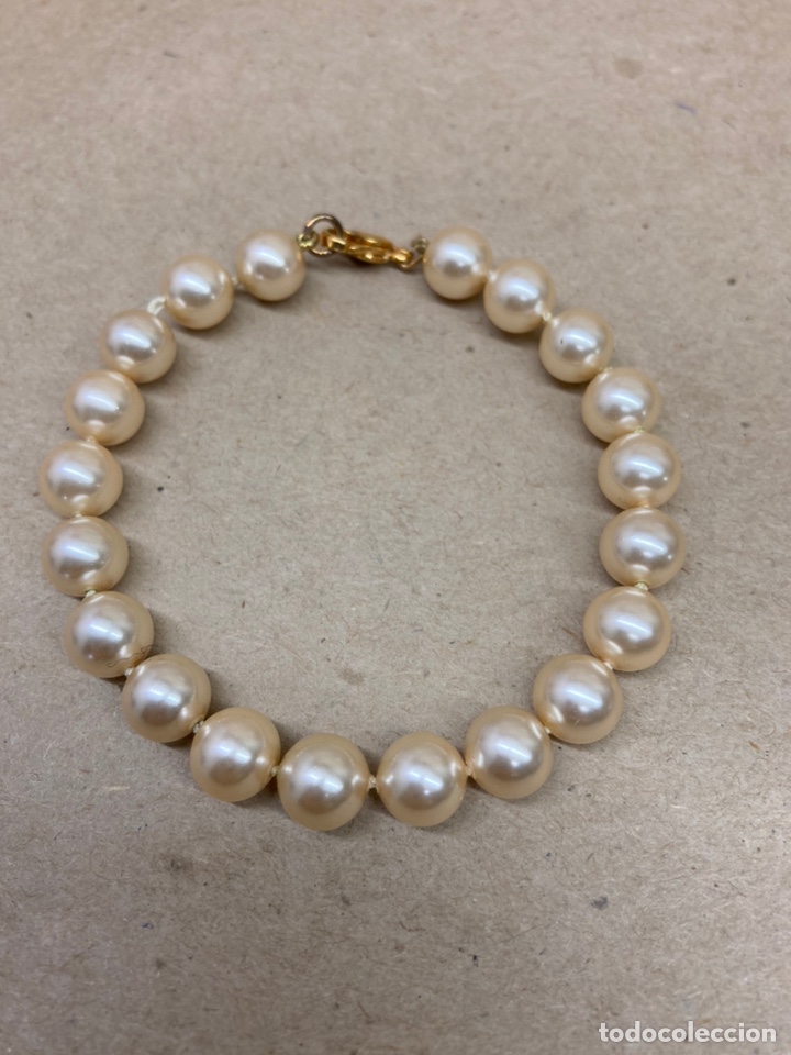 Joyeria: Pulsera de perlas Majorica cierre ba&ntilde;ado oro - Foto 1